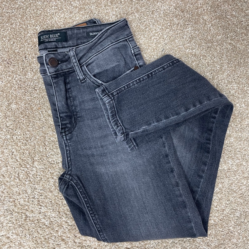 Judy Blue Charcoal Skinny Jeans